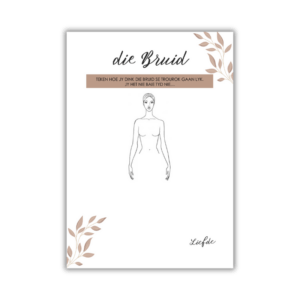Marli Kombuistee Speletjie - Die Bruid
