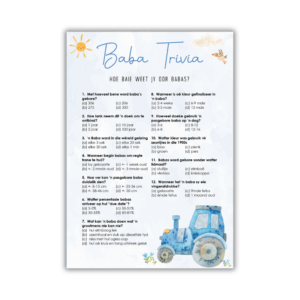 Mary-Ann Babatee Speletjie - Baba Trivia