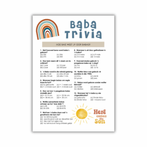 Mickey Babatee Speletjie - Baba Trivia