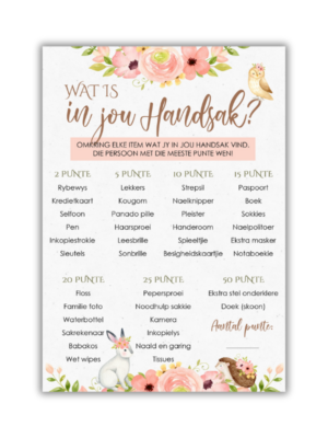 Nicky Babatee - Speletjie - Wat is in jou handsak