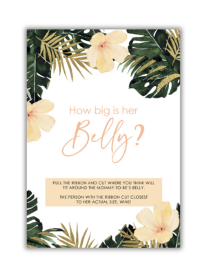 Rozelle Baby Shower Game - How big is her belly