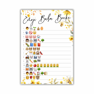 Ta-Mari Babatee Speletjie - Emoji Baba Boeke