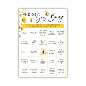 Ta-Mari Babatee Speletjie - Vind die Gas Bingo