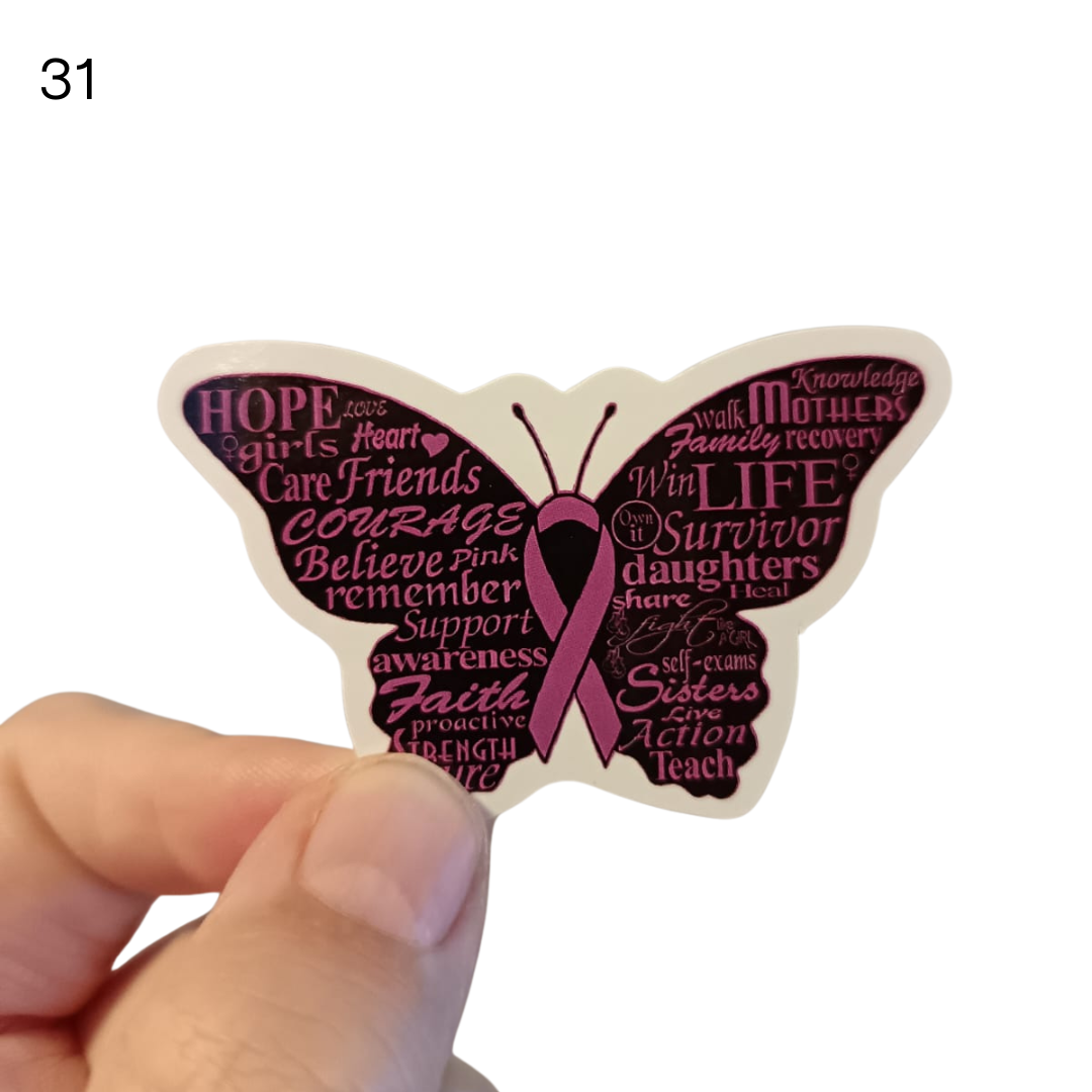Breast Cancer Awareness Stickers - Image 32