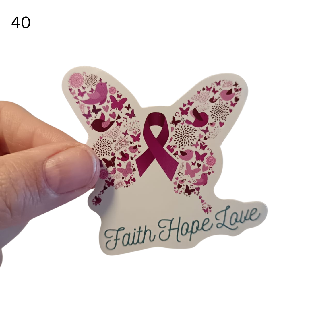 Breast Cancer Awareness Stickers - Image 41