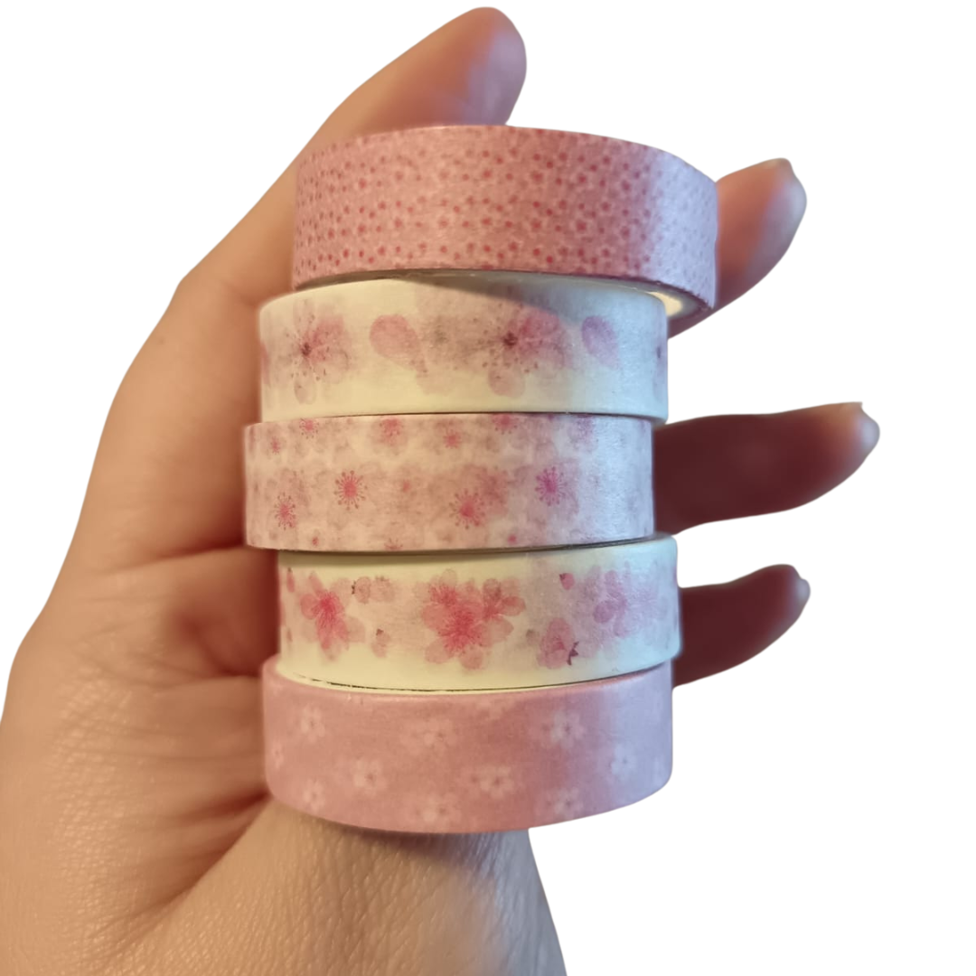 Peach Pink Washi Tape Set