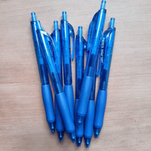 Blue Gel Pen 0.5mm - Smooth Fine Writing